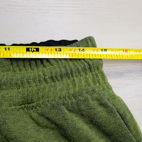 Adidas Basketball Club Pants Mens Large Green Knit Sweatpants Snap Ankle - Picture 11 of 16